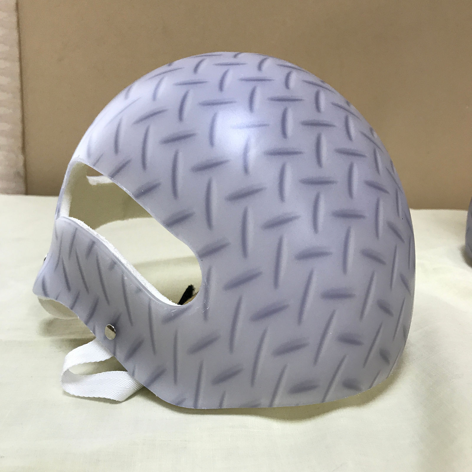 Steel Diamond Plate helmet