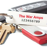 Red War Amps prosthetic foot cover