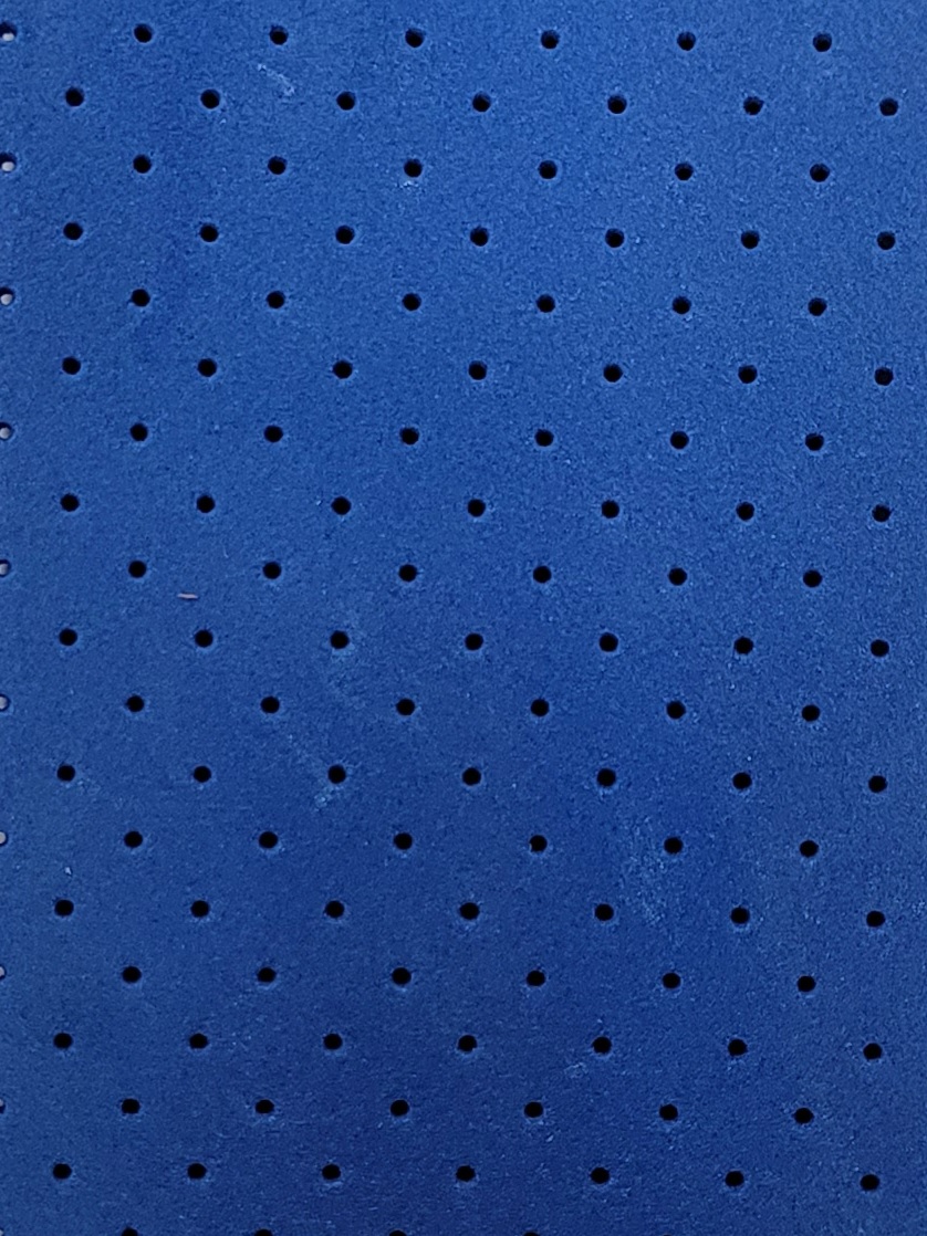 3mm Perforated Blue
